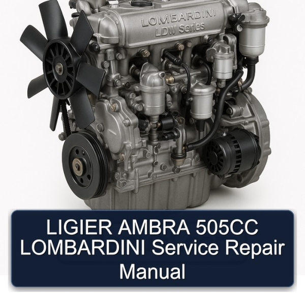 LIGIER AMBRA 505CC LOMBARDINI Service Repair Manual