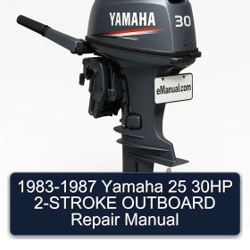 1983-1987 Yamaha 25 30HP 2-STROKE OUTBOARD Repair Manual