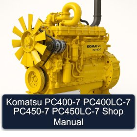Komatsu PC400-7 PC400LC-7 PC450-7 PC450LC-7 Shop Manual