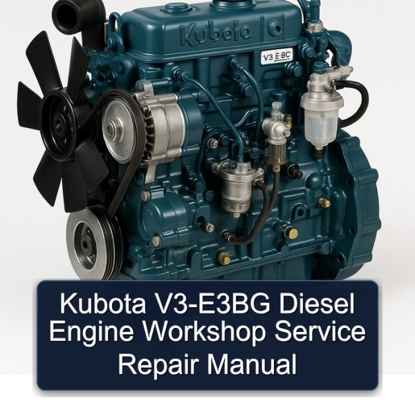Kubota V3-E3BG Diesel Engine Workshop Service Repair Manual