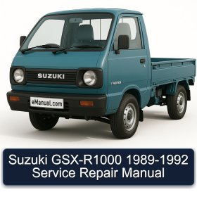 Suzuki GSX-R1000 1989-1992 Service Repair Manual