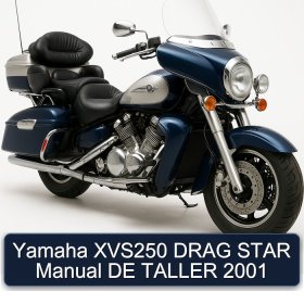 Yamaha XVS250 DRAG STAR Manual DE TALLER 2001
