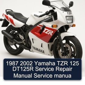 1987 2002 Yamaha TZR 125 DT125R Service Repair Manual Service manua