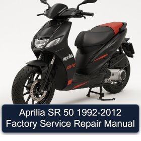Aprilia SR 50 1992-2012 Factory Service Repair Manual