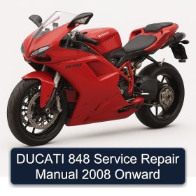 DUCATI 848 Service Repair Manual 2008 Onward