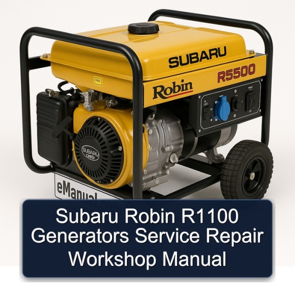 Subaru Robin R1100 Generators Service Repair Workshop Manual