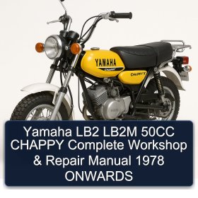 Yamaha LB2 LB2M 50CC CHAPPY Complete Workshop & Repair Manual 1978 ONWARDS