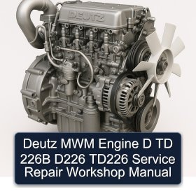 Deutz MWM Engine D TD 226B D226 TD226 Service Repair Workshop Manual