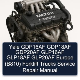 Yale GDP16AF GDP18AF GDP20AF GLP16AF GLP18AF GLP20AF Europe (B810) Forklift Trucks Service Repair Manual