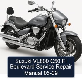 Suzuki VL800 C50 FI Boulevard Service Repair Manual 05-09