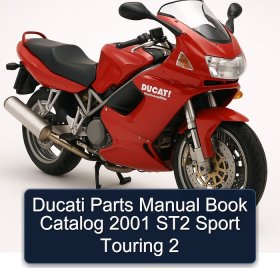 Ducati Parts Manual Book Catalog 2001 ST2 Sport Touring 2