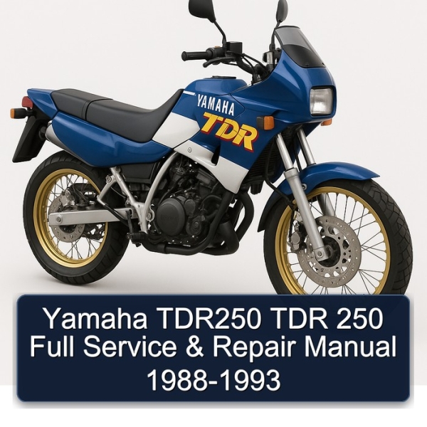 Yamaha TDR250 TDR 250 Full Service & Repair Manual 1988-1993