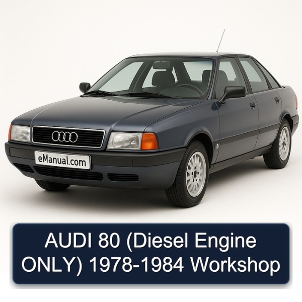 AUDI 80 (Diesel Engine ONLY) 1978-1984 Workshop