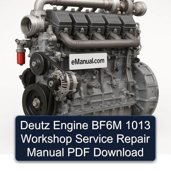 Deutz Engine BF6M 1013 Workshop Service Repair Manual PDF Download
