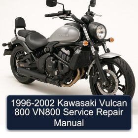 1996-2002 Kawasaki Vulcan 800 VN800 Service Repair Manual