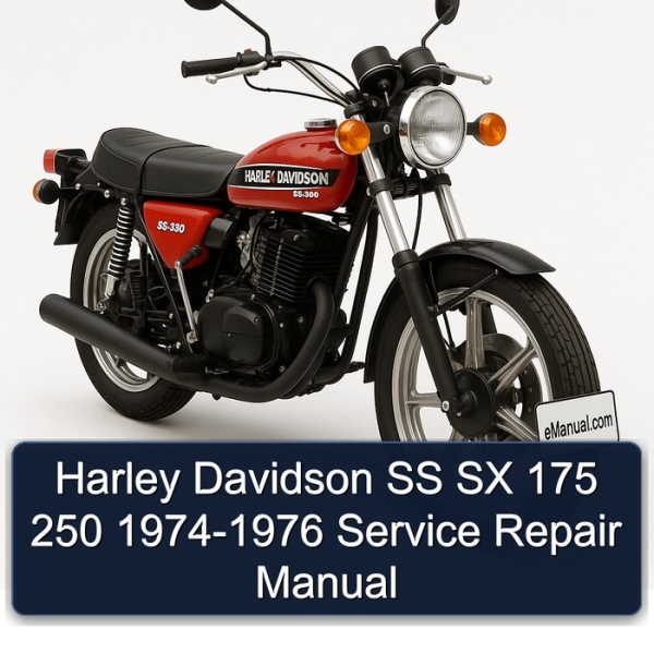 Harley Davidson SS SX 175 250 1974-1976 Service Repair Manual