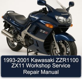 1993-2001 Kawasaki ZZR1100 ZX11 Workshop Service Repair Manual