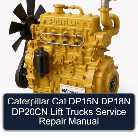 Caterpillar Cat DP15N DP18N DP20CN Lift Trucks Service Repair Manual