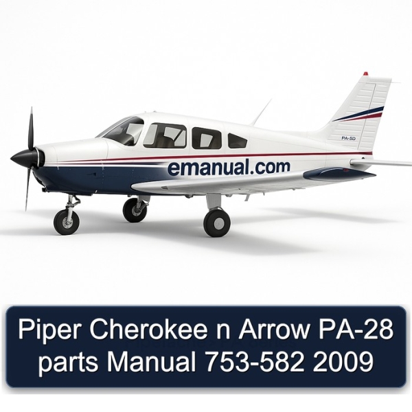 Piper Cherokee n Arrow PA-28 parts Manual 753-582 2009