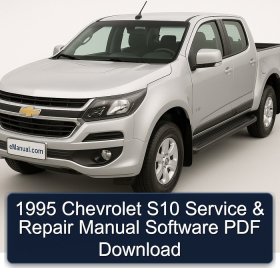 1995 Chevrolet S10 Service & Repair Manual Software PDF Download