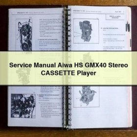 Manual de Servicio Aiwa HS GMX40 Reproductor de Casetes Estéreo PDF