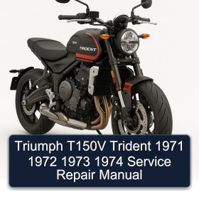 Triumph T150V Trident 1971 1972 1973 1974 Service Repair Manual