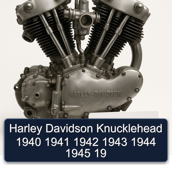 Harley Davidson Knucklehead 1940 1941 1942 1943 1944 1945 19
