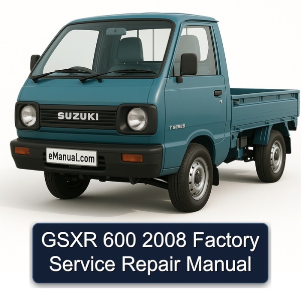 GSXR 600 2008 Factory Service Repair Manual