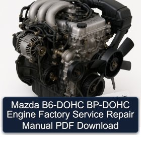Mazda B6-DOHC BP-DOHC Engine Factory Service Repair Manual PDF Download