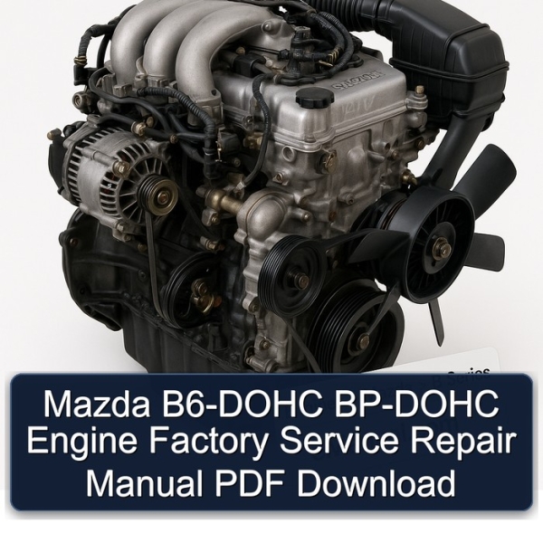Mazda B6-DOHC BP-DOHC Engine Factory Service Repair Manual PDF Download