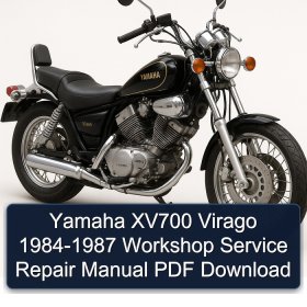 Yamaha XV700 Virago 1984-1987 Workshop Service Repair Manual PDF Download
