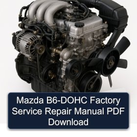 Mazda B6-DOHC Factory Service Repair Manual PDF Download