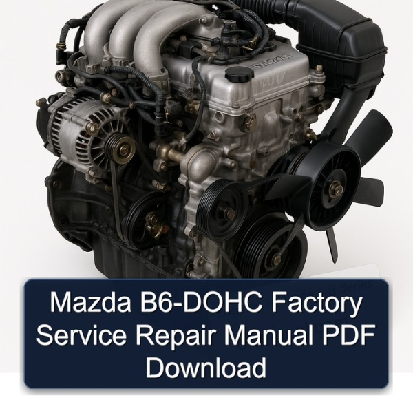 Mazda B6-DOHC Factory Service Repair Manual PDF Download