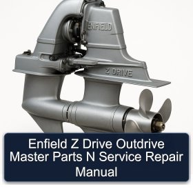 Enfield Z Drive Outdrive Master Parts N Service Repair Manual