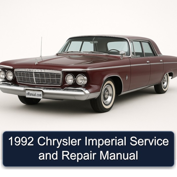 1992 Chrysler Imperial Service and Repair Manual