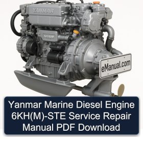 Yanmar Marine Diesel Engine 6KH(M)-STE Service Repair Manual PDF Download