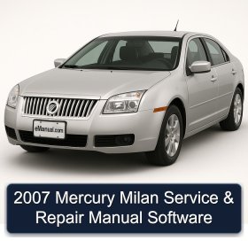 2007 Mercury Milan Service & Repair Manual Software