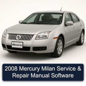 2008 Mercury Milan Service & Repair Manual Software