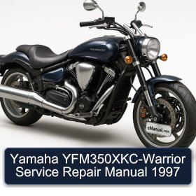Yamaha YFM350XKC-Warrior Service Repair Manual 1997