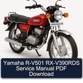 Yamaha R-V501 RX-V390RDS Service Manual PDF Download