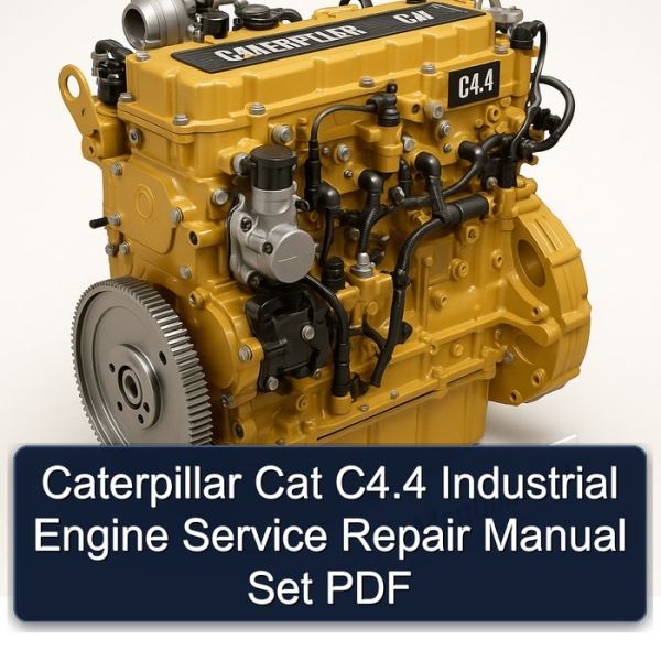 Caterpillar Cat C4.4 Industrial Engine Service Repair Manual Set PDF