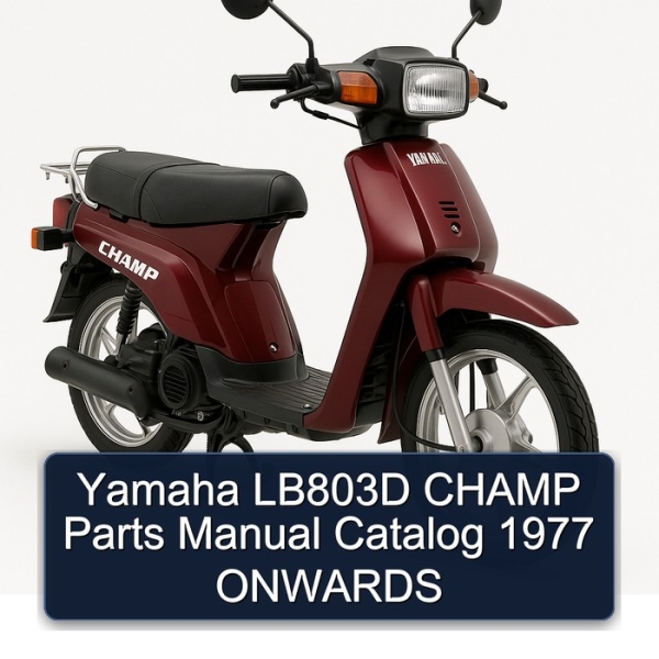 Yamaha LB803D CHAMP Parts Manual Catalog 1977 ONWARDS