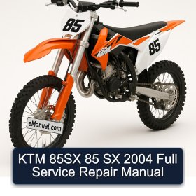 KTM 85SX 85 SX 2004 Full Service Repair Manual