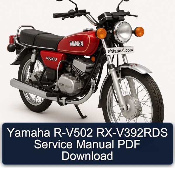 Yamaha R-V502 RX-V392RDS Service Manual PDF Download