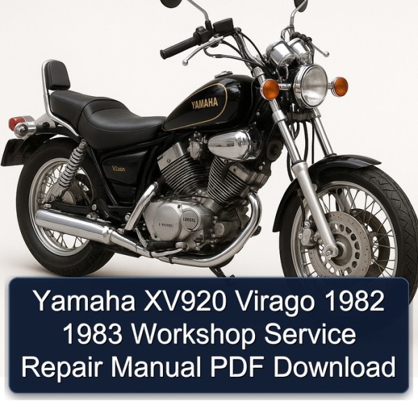 Yamaha XV920 Virago 1982 1983 Workshop Service Repair Manual PDF Download