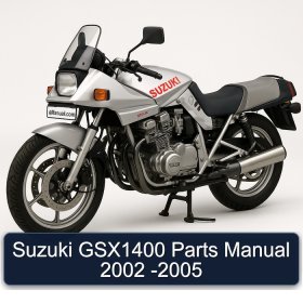 Suzuki GSX1400 Parts Manual 2002 -2005