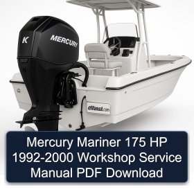 Mercury Mariner 175 HP 1992-2000 Workshop Service Manual PDF Download