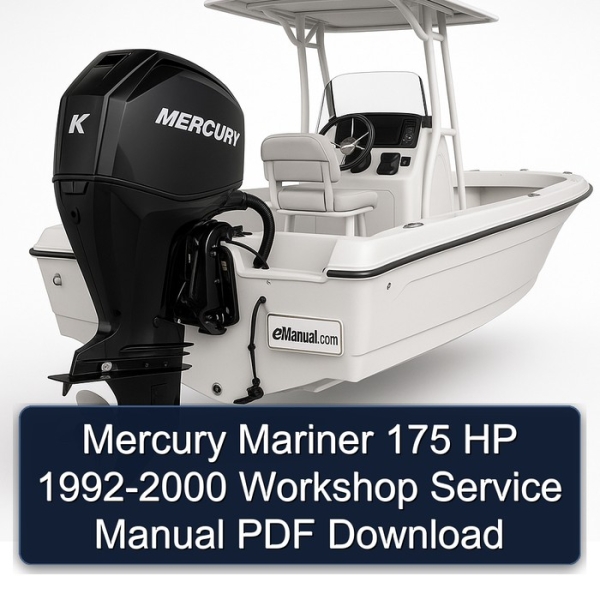 Mercury Mariner 175 HP 1992-2000 Workshop Service Manual PDF Download