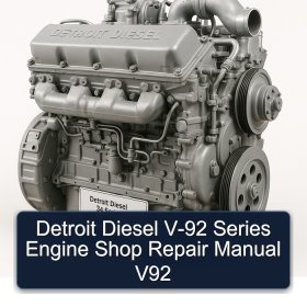 Detroit Diesel V-92 Series Engine Shop Repair Manual V92