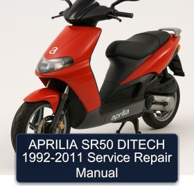 APRILIA SR50 DITECH 1992-2011 Service Repair Manual